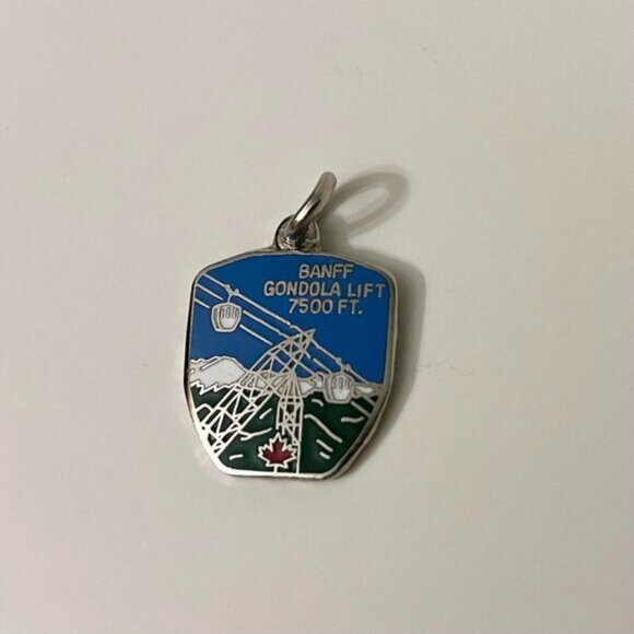 Vintage Banff Gondola Lift Charm Pendant - Picture 3 of 8